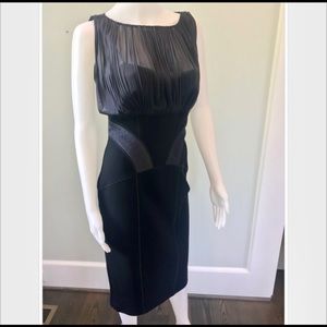 Brand New Amanda Wakeley Black Sleeveless Midi Dress